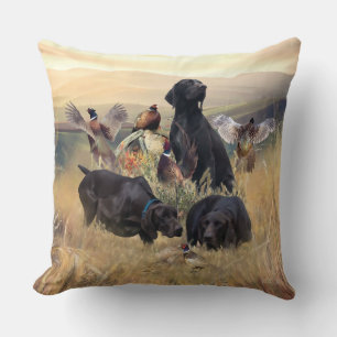 German Shorthaired Pointers Throw Pillow
