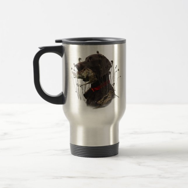 German Shorthaired Pointers Travel Mug (Left)