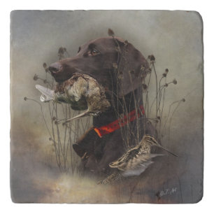 German Shorthaired Pointers Trivet