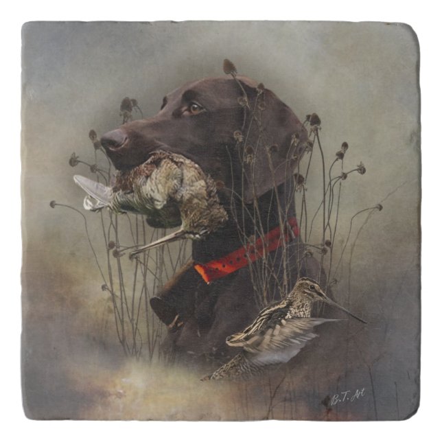 German Shorthaired Pointers Trivet (Front)