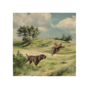 German Shorthaired Pointers Wood Wall Art