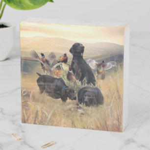 German Shorthaired Pointers Wooden Box Sign