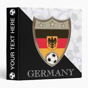German Soccer 1.5" 3 Ring Binder