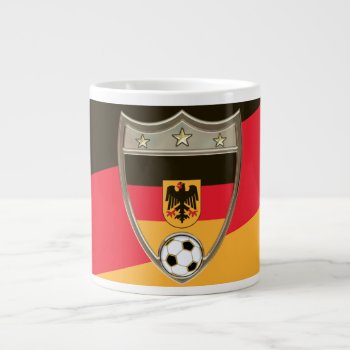 German Soccer 20oz. Large Coffee Mug by arklights at Zazzle