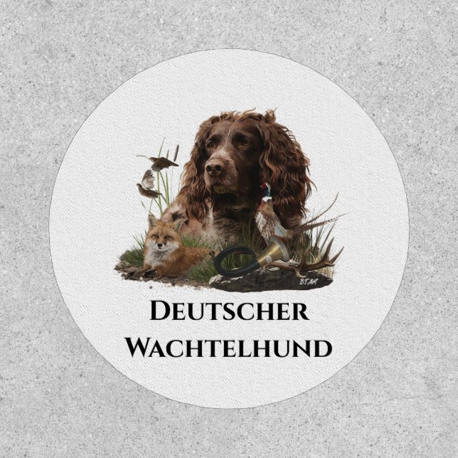German Spaniel, Wachtelhund     Patch (Front)