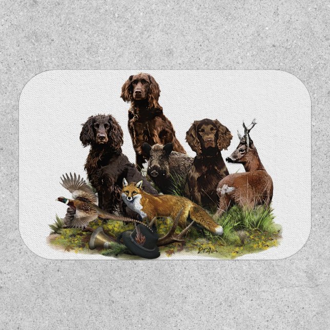 German Spaniels (  Deutscher Wachtelhund ) Patch (Front)