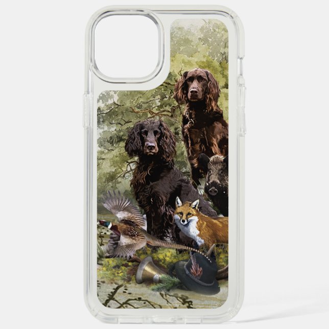 German Spaniels (  Deutscher Wachtelhund ) Speck iPhone Case (Front)