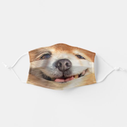 German Spitz Cute Dog Tongue Out Adult Cloth Face Mask