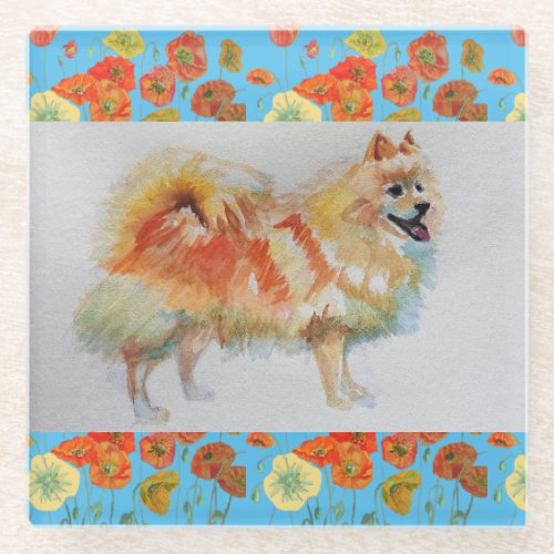 German Spitz Pomeranian dog Decor Coaster