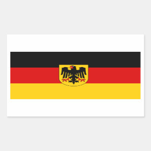 German State Flag Rectangular Sticker
