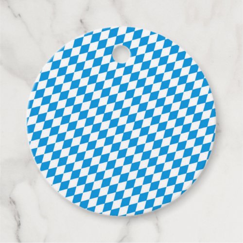 German State Of Bavaria _ Flag Colors Pattern Favor Tags
