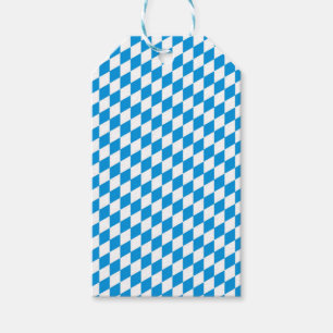 German State Of Bavaria - Flag Colors Pattern Gift Tags