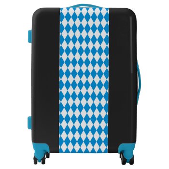 German State Of Bavaria - Flag Colors Pattern Luggage by EDDArtSHOP at Zazzle