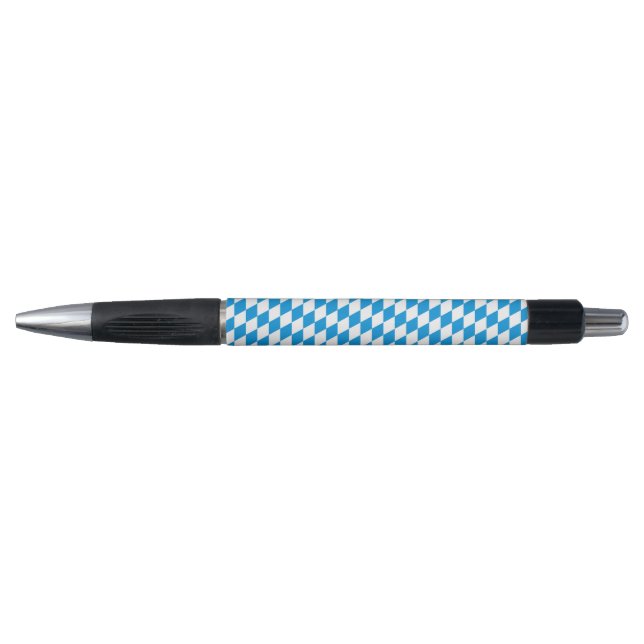 German State Of Bavaria - Flag Colors Pattern Pen (Front)