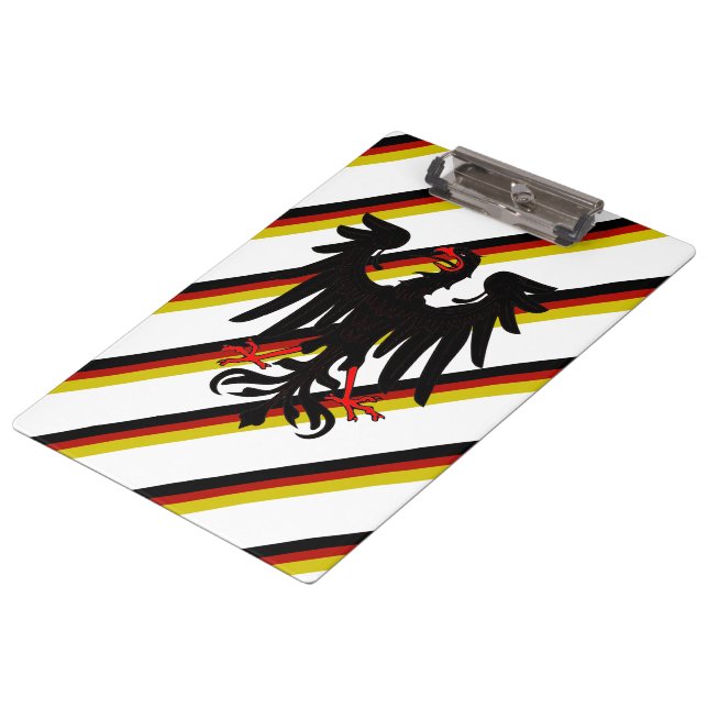 German stripes flag clipboard (Angled)