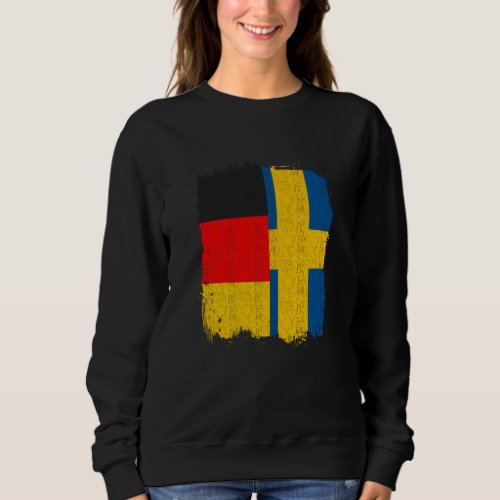 German Swedish Flag Sweatshirt