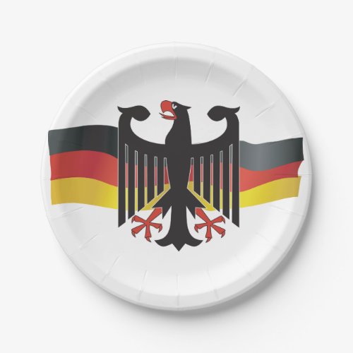 German Symbol Paper Plates