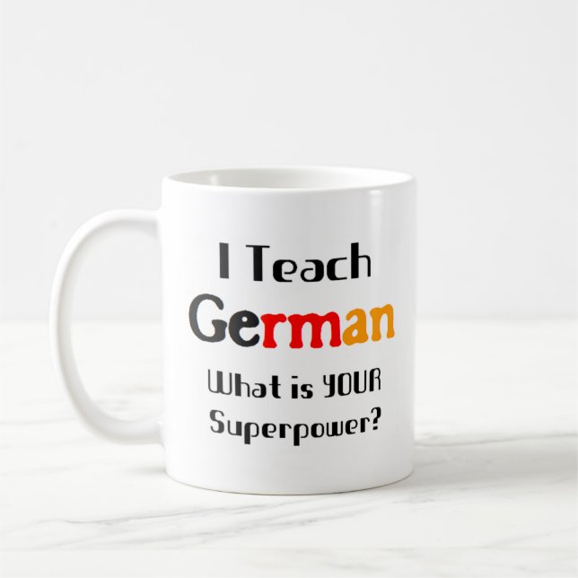 german teach coffee mug (Left)