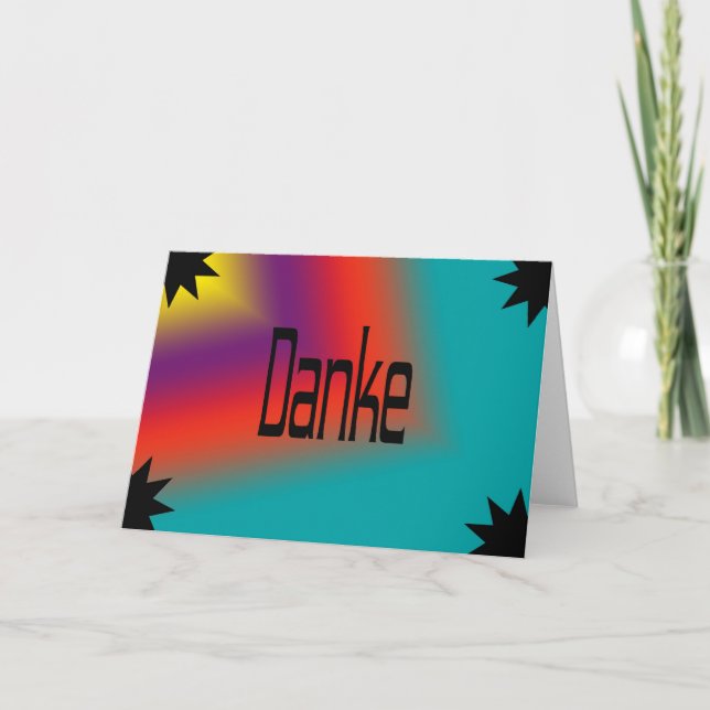 German Thank You Card (Front)