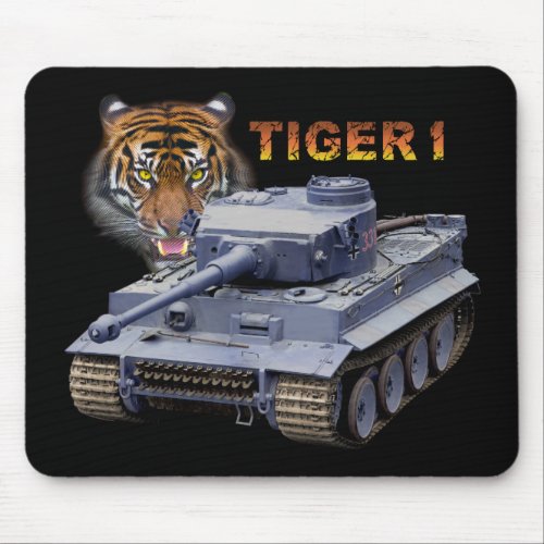 German Tiger 1 Tank Mouse Pad