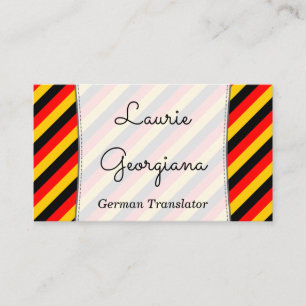 German Translator Business Card