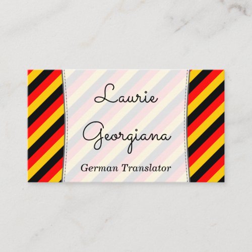 German Translator Business Card