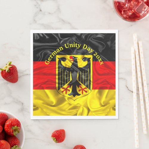 German Unity Day Germany National Day  Napkins