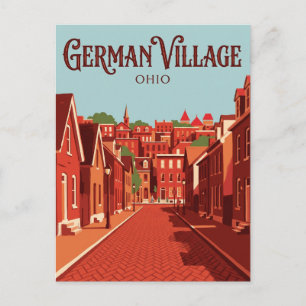 German Village USA Postcard