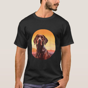 German Wire Hair Dog Cute Dog Breed Design 1 T-Shirt