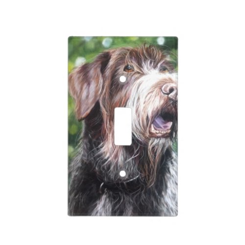 German wirehair pointer hunting dog light switch cover
