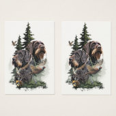 German Wirehaired Pointer (Front & Back)