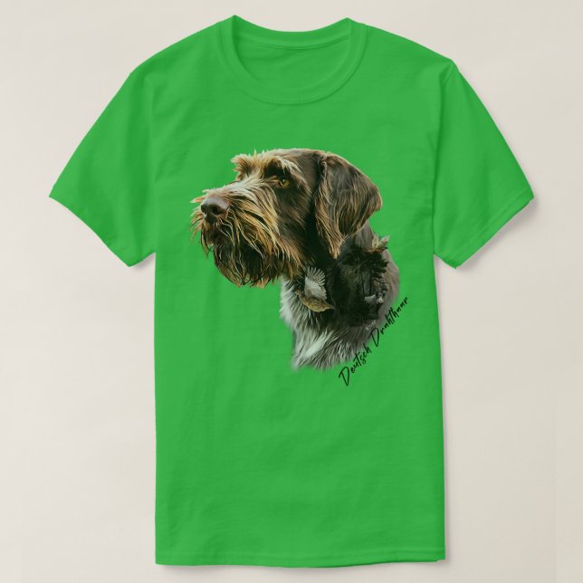 German Wirehaired Pointer 31 T-Shirt (Design Front)