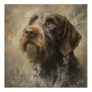 German Wirehaired Pointer Acrylic Print