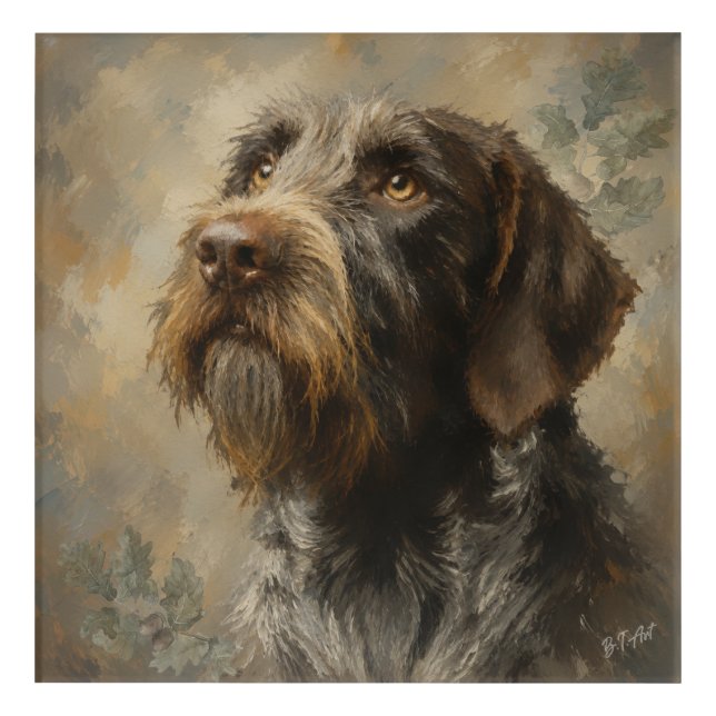German Wirehaired Pointer Acrylic Print (Front)