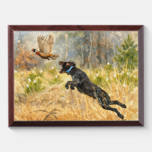 German Wirehaired Pointer Award Plaque