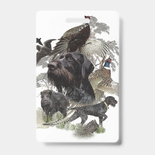German Wirehaired Pointer Badge
