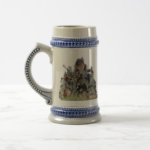 German Wirehaired Pointer   Beer Stein