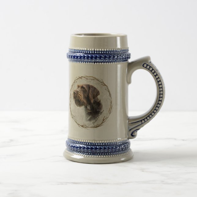 German Wirehaired Pointer   Beer Stein (Right)