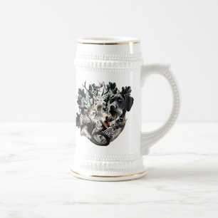 German Wirehaired Pointer  Beer Stein
