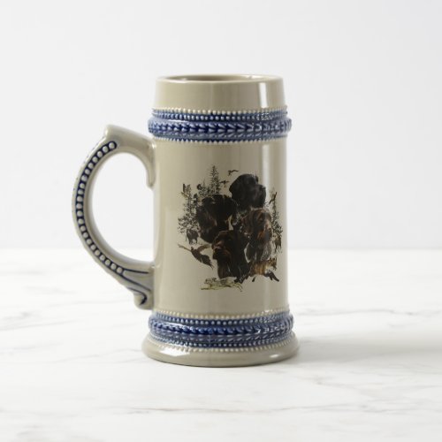  German Wirehaired Pointer     Beer Stein