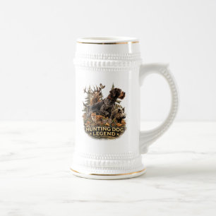 German Wirehaired Pointer Beer Stein