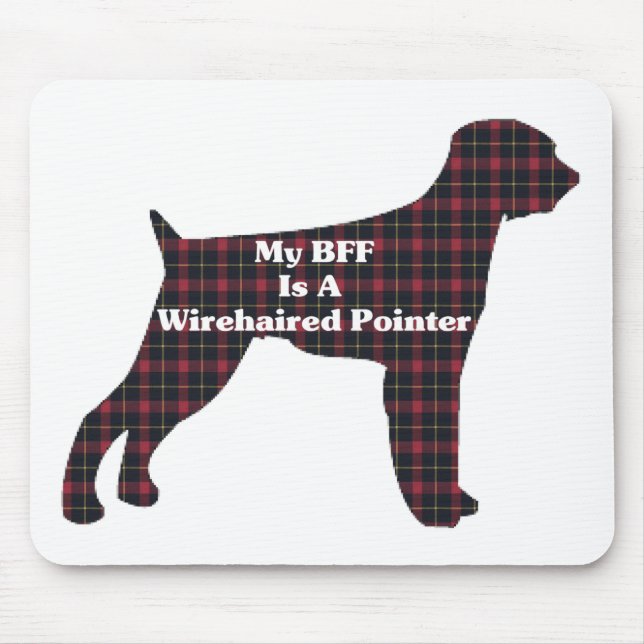 German WireHaired Pointer BFF Mouse Pad (Front)