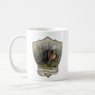 German Wirehaired Pointer, Boar Hunting Coffee Mug