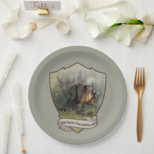 German Wirehaired Pointer, Boar Hunting Paper Plates
