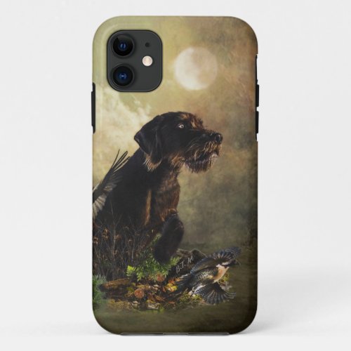 German Wirehaired Pointer iPhone 11 Case