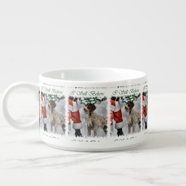 German Wirehaired Pointer Christmas Bowl (Right)