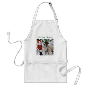 German Wirehaired Pointer Christmas Gifts Adult Apron
