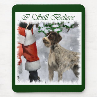 German Wirehaired Pointer Christmas Gifts Mouse Pad