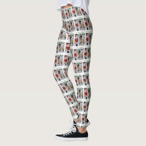 German Wirehaired Pointer Christmas Leggings