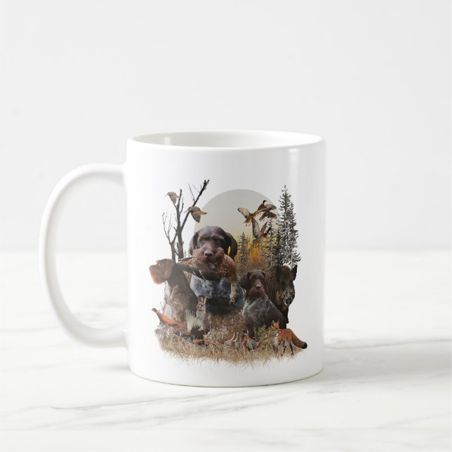 German Wirehaired Pointer  Coffee Mug (Left)
